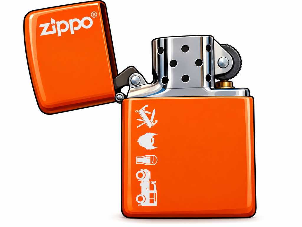 Orange Coop Zippo