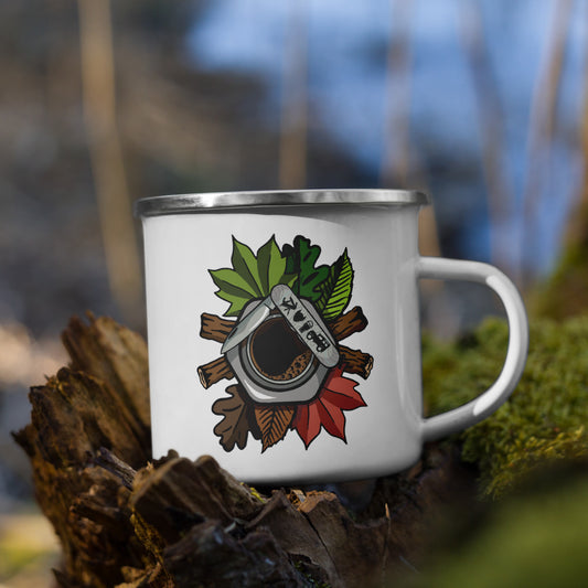 Coop Coffee Outdoors Enamel Mug