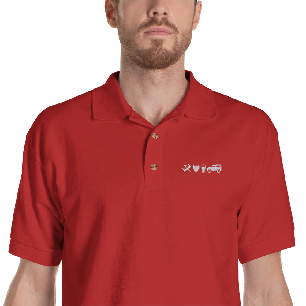 Edccooperative ICONS Embroidered Polo Shirt