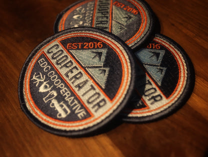 Embroidered Cooperator patch - Patch holders only.